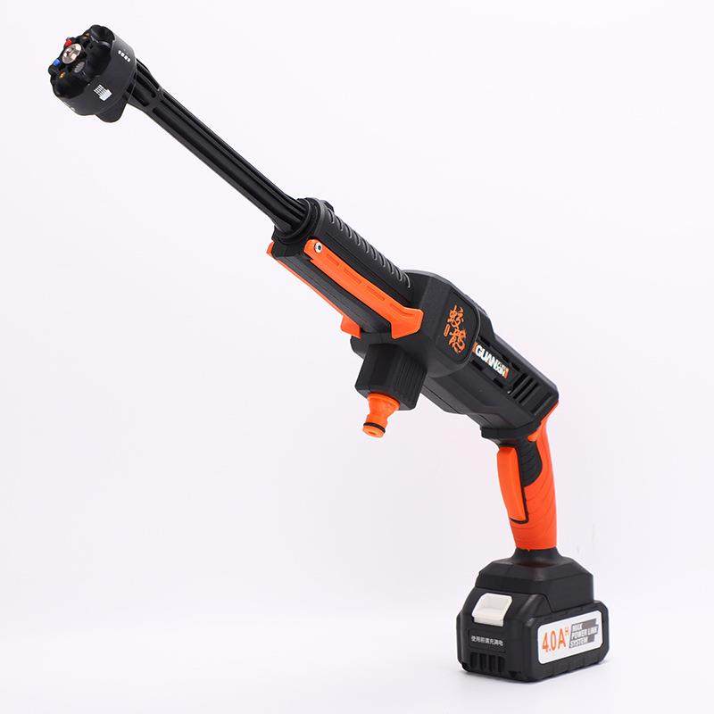 电动洗车神器锂电洗车机家用便携洗车机无线洗车机高压洗车水枪