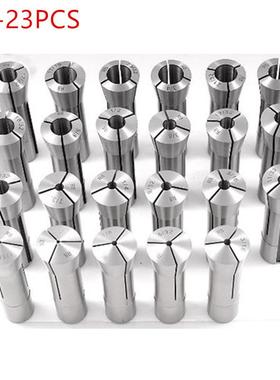 R8铣夹头套装23pcs公制英制R8唆咀13支装高精夹头支持非标