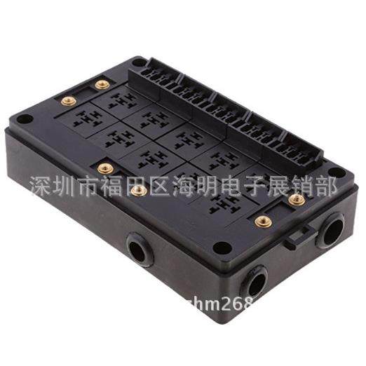 汽车多路保险盒卡车工程车15路继电器带保险总控制改装保险盒