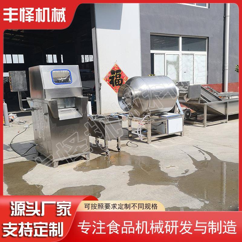 肘子滚揉机商用不锈钢牛排牛肉腌制滚揉机全自动变频调速腌肉机