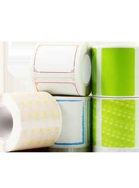 精臣B21/b3s彩色纯色热敏打印纸食品服装价格资产设备标记黄色红