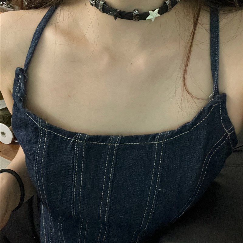 重工星星y2k亚文化暗黑辣妹百搭甜酷风高级感项圈颈链设计感项链