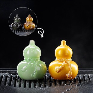 饰精品可养趣味茶玩功夫茶具 金刚葫芦变色茶宠小摆件茶盘接待室装