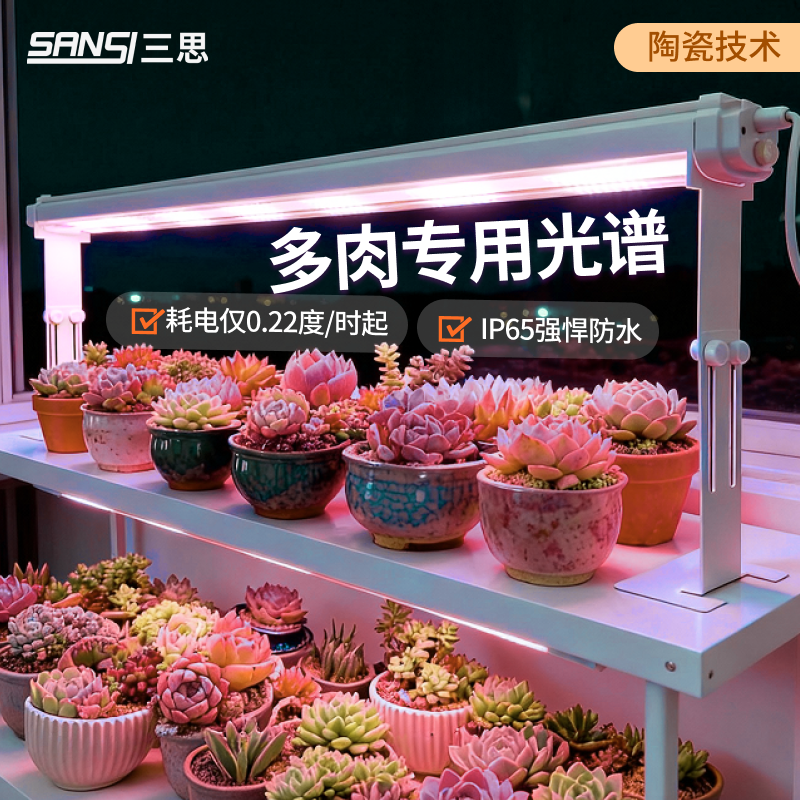 三思多肉植物补光灯led全光谱