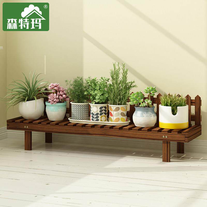 田园风花架子原实木质多层室内阳台置物客厅落地多肉盆架家用花凳,住宅家具,花架/花几,淘宝优惠券,粉丝福利购,淘宝优惠卷
