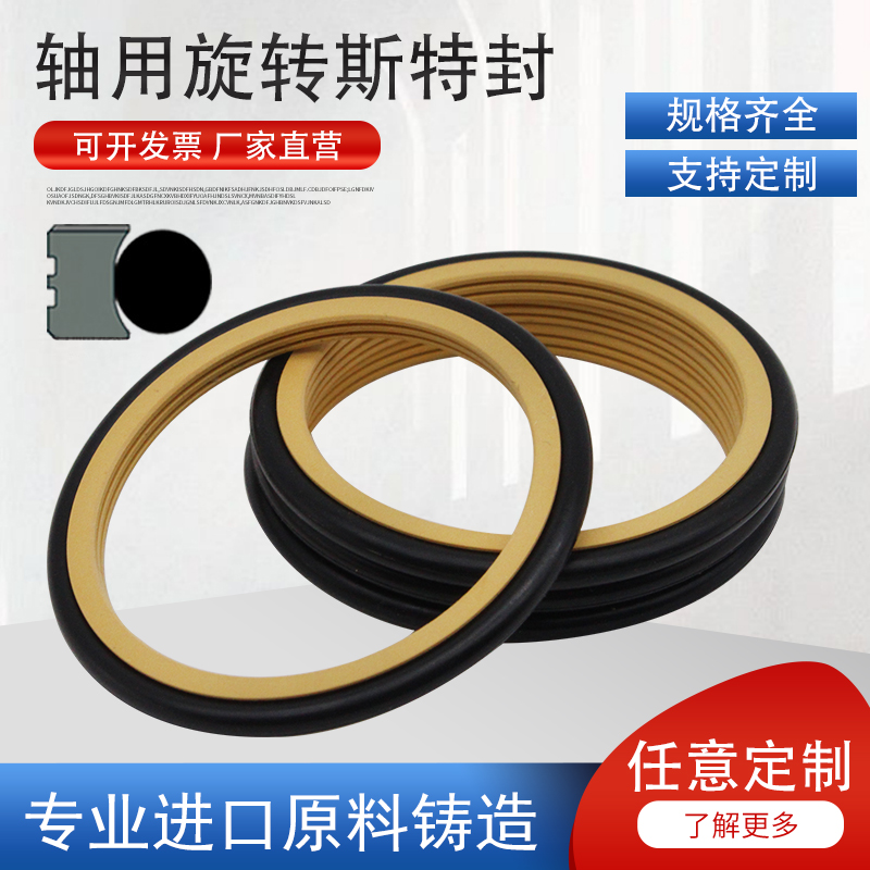 斯特封轴用旋转密封圈STD/OE/PG/BSF进口耐磨回转密封件格莱圈