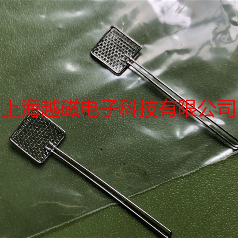 10*10mm铂网,焊接0.5*70mm铂丝铂电极 铂片网电极   PT高纯度铂网