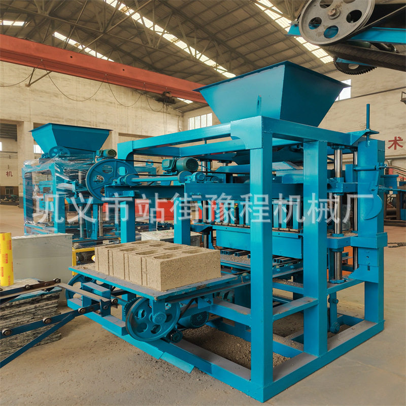 出口不丹全套全自动制砖机设备路沿石生产机兰炭碳粉配重块成型机