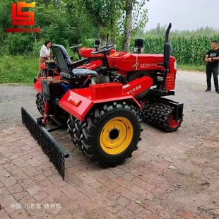 麦田镇压机乘坐式自走压麦机 小麦开沟镇压机 大马力小麦压地机器