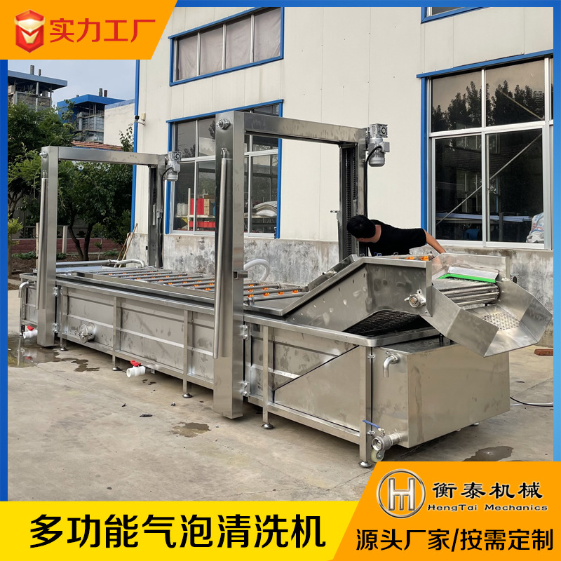 自动气泡清洗机商用 商用土豆丝清洗加工设备 中央厨房蔬菜洗菜机