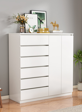 蜂窝铝斗柜家用卧室多层储物收纳柜六斗柜床尾客厅靠墙抽屉置物柜