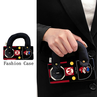 尾火虎适用于华为matexts非凡大师版手机壳背带马里奥折叠屏趣味可爱卡通腕带女matex6/matex5/matex3/matex2