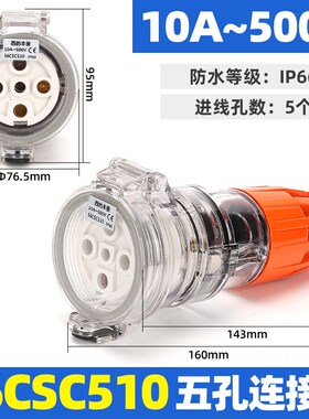 西的丰曼工业防水澳标插头座56CSC510三相5孔10A奇胜Clipsal款