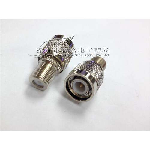同轴射频连接器 TNC公头转RF英制螺牙转接头 TNC-RF-JK TNC-F-JK
