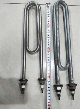 不锈钢蒸饭车加热管。220v380v3kw4kw,s2铁管双u电热管