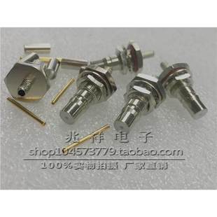 爱立信连接器QMA 1.5母头带螺母垫片穿墙固定头射频同轴连接器