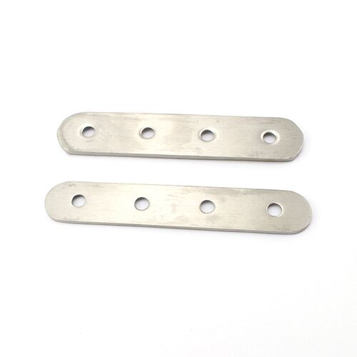 不锈钢直片角铁连接件 不锈钢一字型平角片固定角码