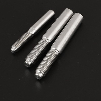 M6M8M10M12M16M20 304不锈钢螺尾锥销外螺纹锥度销圆锥销子GB881