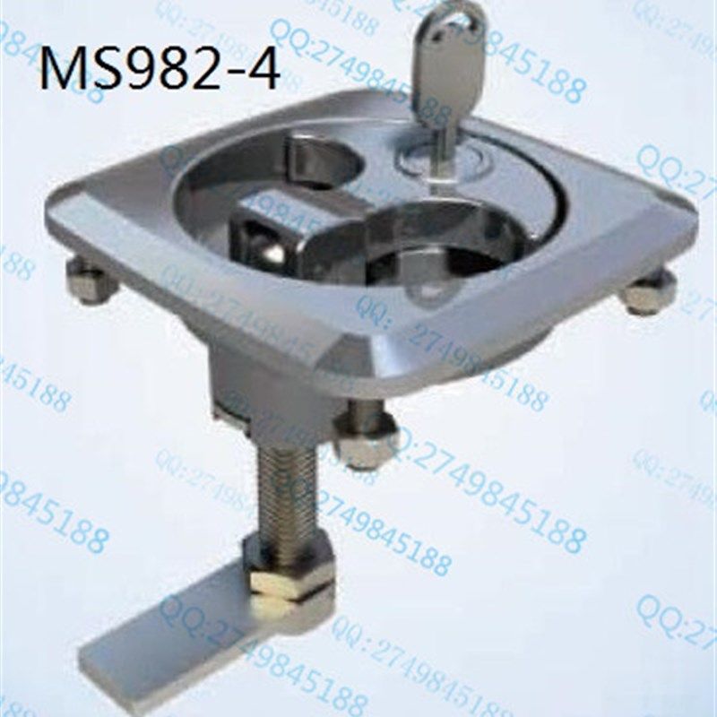 正方形锌合金车厢锁MS982-4