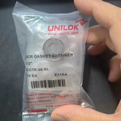 韩国UNILOK不锈钢316L带爪垫片VCR带支撑支架GASKET/CGTR-04-SL