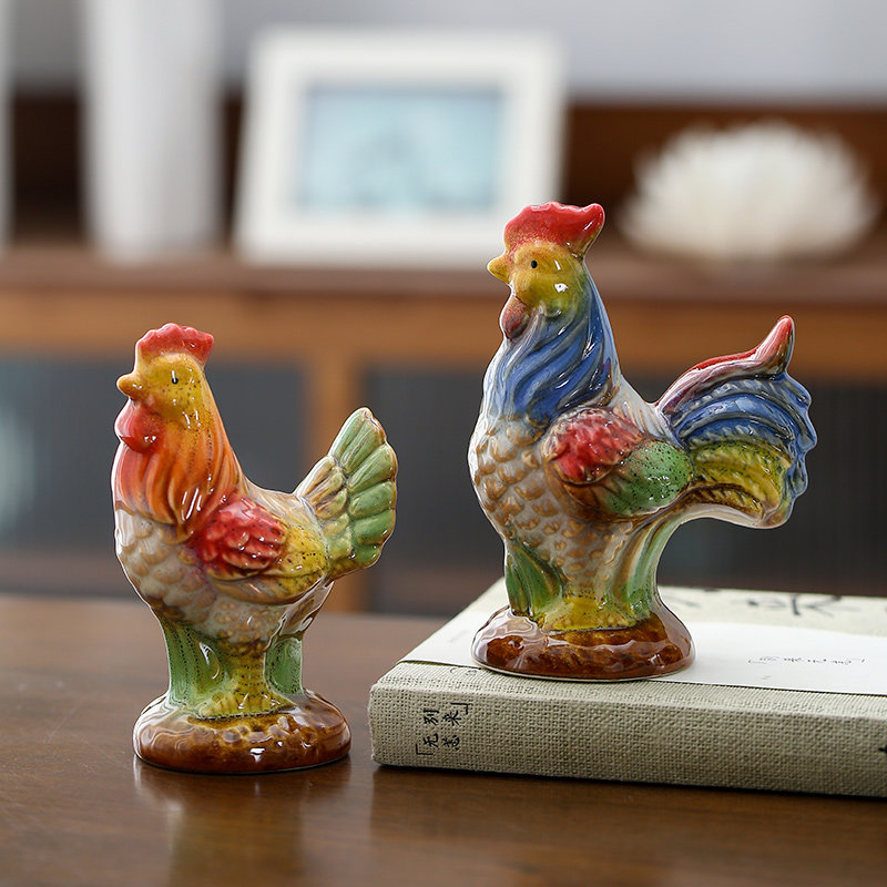 陶瓷公鸡小摆件可爱创意家居书房书架茶桌办公室桌面摆设装饰品,童鞋/婴儿鞋/亲子鞋,量脚器,淘宝优惠券,粉丝福利购,淘宝优惠卷