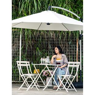 户外庭院阳台阳伞户外保安亭太阳伞3米香蕉伞房子花园露天伞