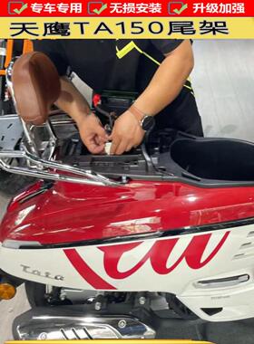 适配天鹰他她/TA150尾架载物架后货架靠背后备箱尾翼摩托车改装件