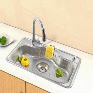 白鸟百洲系水槽进口304不锈钢大单槽纳米抗菌一体洗菜盆CDS780
