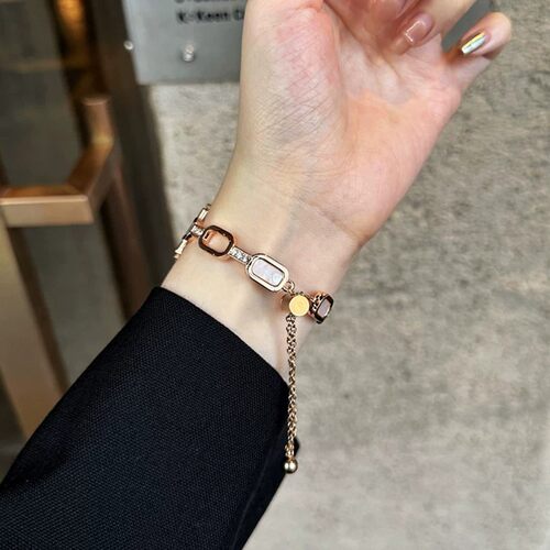 日本MLINJ苹果手表表带S10/S9女款高级感手链带applewatchSE小众