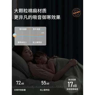 2021年新款 棉麻加厚窗帘遮光卧室简约现代挂钩式 客厅遮阳布卧室窗