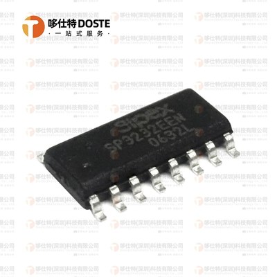 进口原装 SP3232 贴片SOP-16 SP3232EEN-L/TR RS232收发器芯片