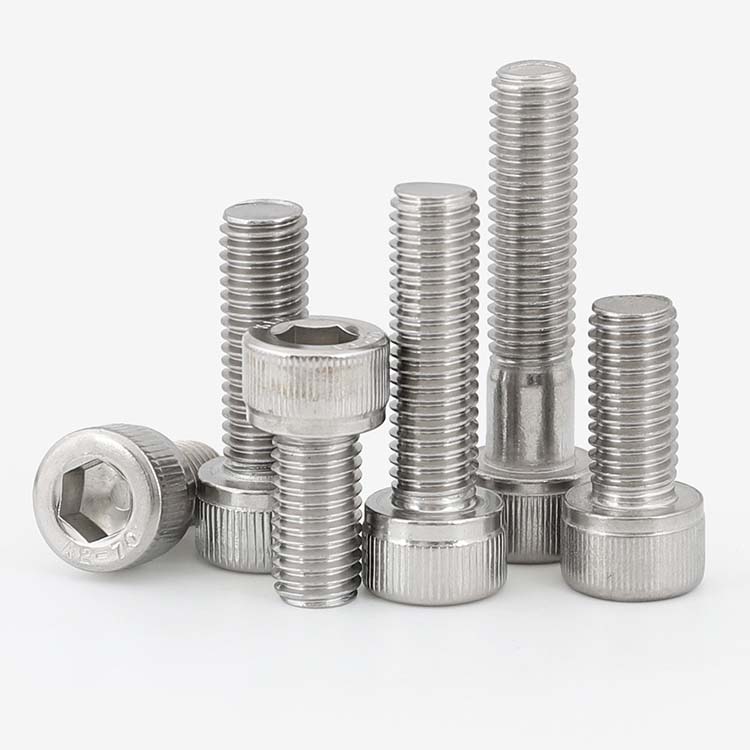 0#-80 12#-24 304不锈钢UNF美制细牙内六角螺丝钉UNC粗牙英标螺栓