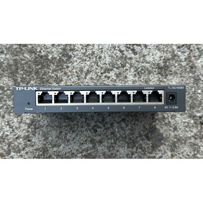 TP-LINK 普联 TL-SG1008D  8口全千兆铁壳