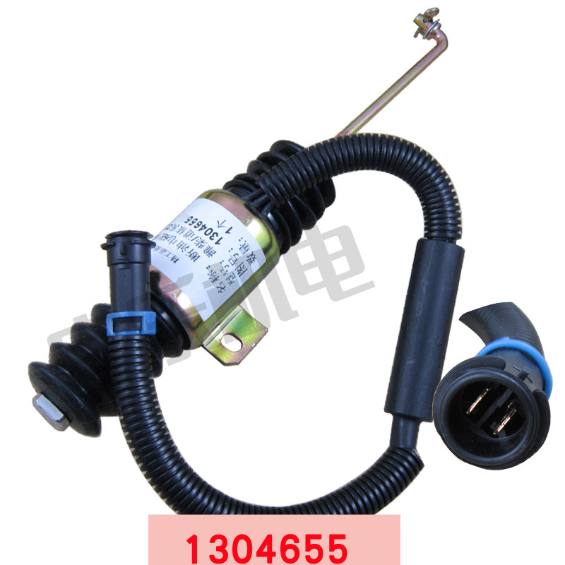 24V柴油发电机组发动机熄火装载机13034655电磁阀断油电磁铁