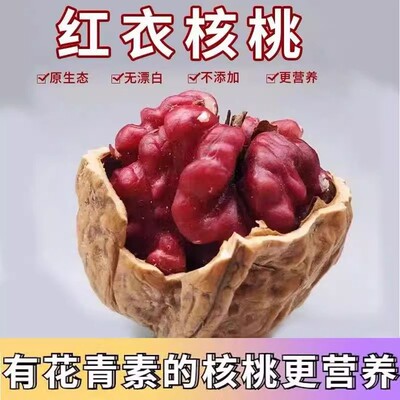 新疆特产新货红皮核桃薄皮易剥营养丰富孕妇老人皆宜休闲坚果零食