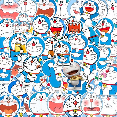 50张动漫可爱网红哆啦A梦贴纸