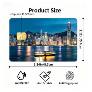 城市夜景维多利亚PVC信用卡贴纸银行卡保护贴膜防水个性装饰贴2026各种信用卡皮肤交通卡虚拟会员卡装饰