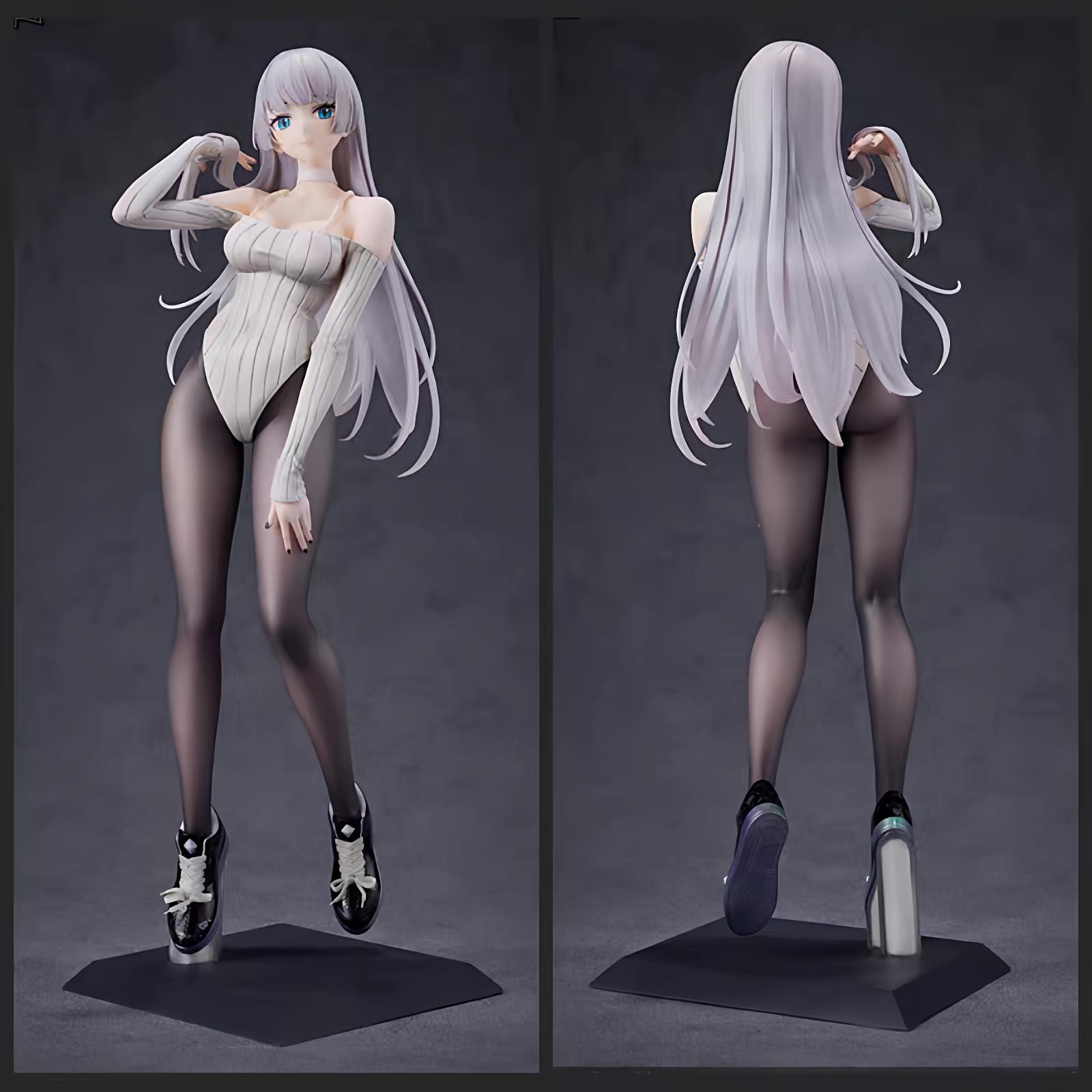 原画 IVY 口罩少女艾薇 露娜手办 二次元制服美少女机箱摆件