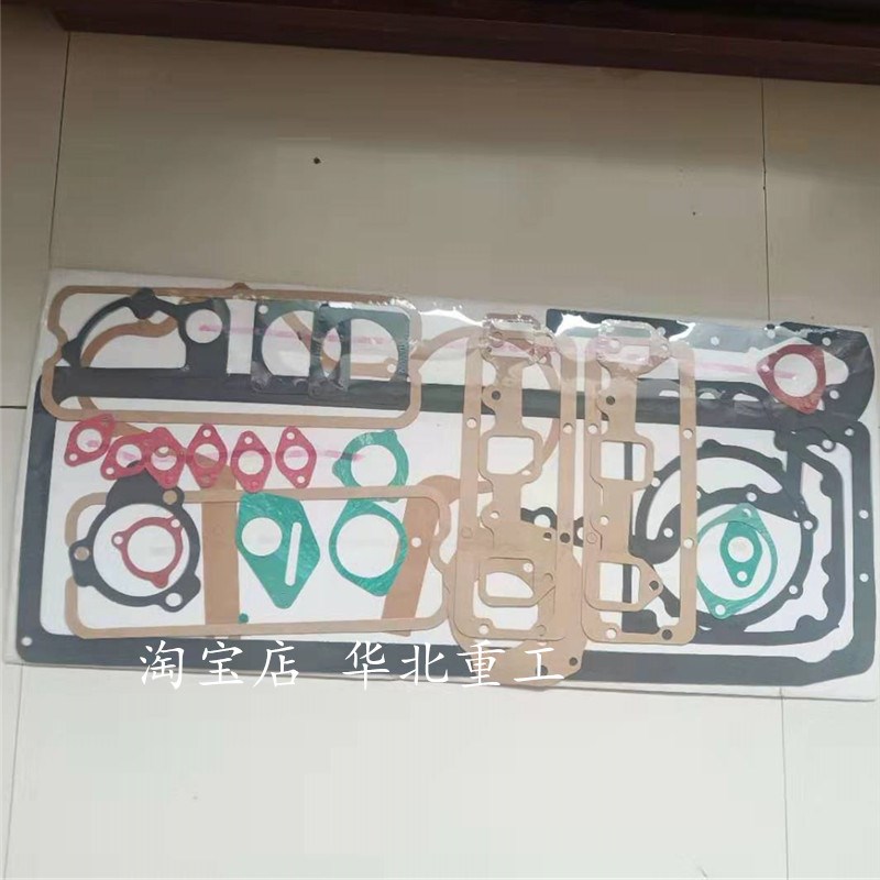 适用于临山厦工德龙装载机配件玉柴6108发动机全车垫油底密封垫