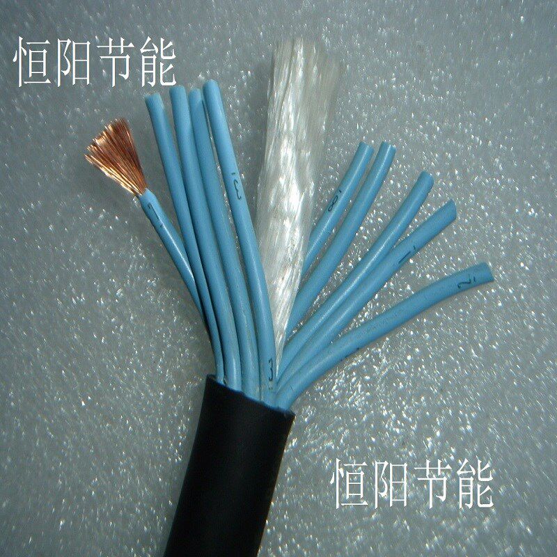 日本进口大电10芯2平方电缆线机床电机电源线拖链控制线14AWG高柔