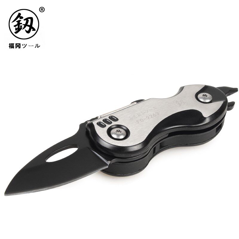 釰牌 多用户外求生工具刀具套装多功能LED手电筒组合日本福冈工具