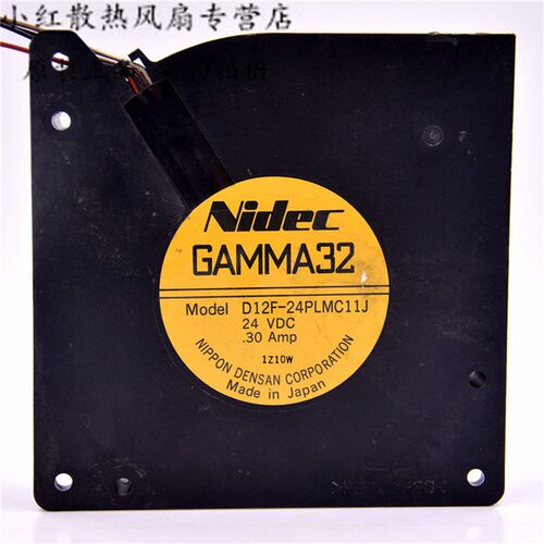 NIDEC GAMMA32 D12F-24PLMC11J 24V 0.30A 12032 12CM 涡轮鼓风机