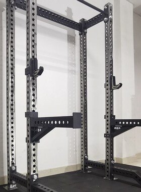REP FIT V1 V2 商用组合深蹲框架 开放深蹲架 (光亮管)