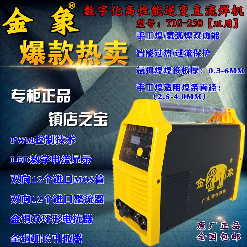 TIG-250A逆变式直流氩弧焊机两用焊机家用220V手提便携式正品