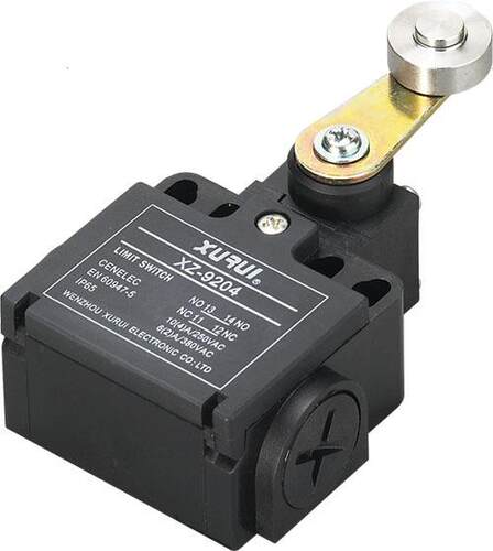 正品旭瑞行程/限位开关 XZ-9204 滚轮摆杆型 银触点 塑料壳