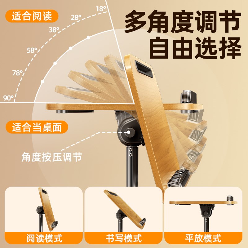 移动投影仪支架落地放置台投屏机置物三角架可伸缩升降调节家用床