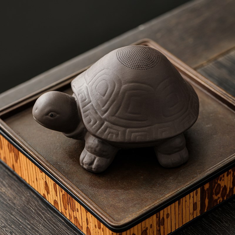 创意陶瓷紫砂乌龟茶漏家用茶叶过滤器茶滤茶宠茶道零配件w0034