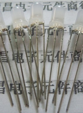 5MM 雾状红绿双色 LED 发光二极管 红绿共阳双色 发光管 1件20个