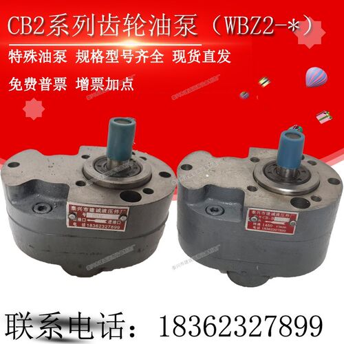 CB2-63/16/100/cb2-25/40/80/125液压齿轮油泵WBZ2-40/63/16/25JZ