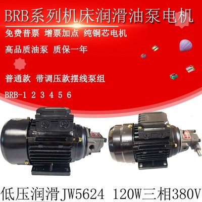 BRB-1 2 BRB-3 4 6 BRB-5机床循环润滑油泵120W 380V三角泵YS5624